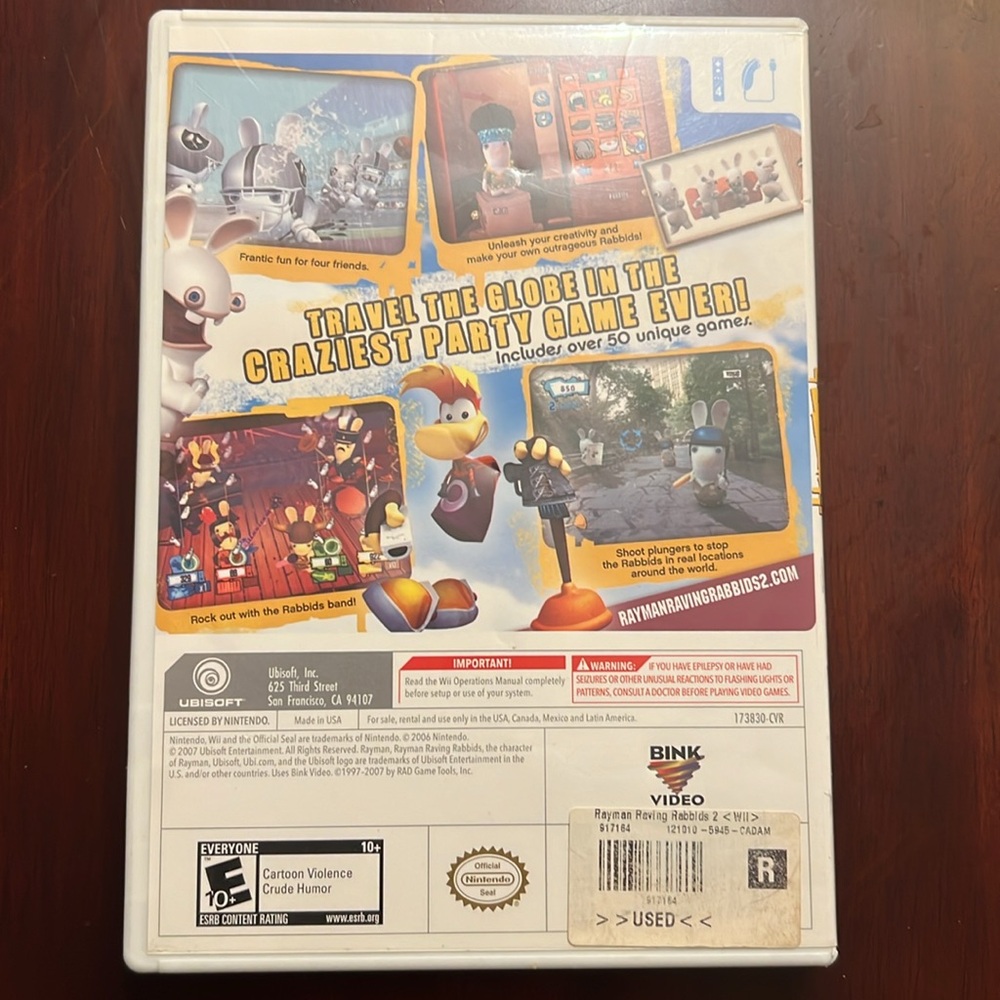 Rayman Raving Rabbids Games Bundle - Nintendo Wii - Picture 2 of 9
